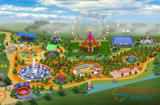 Outdoor amusement park