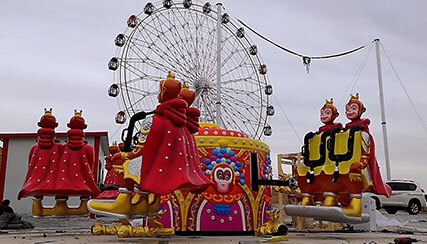 Preparatory work for children’s amusement park