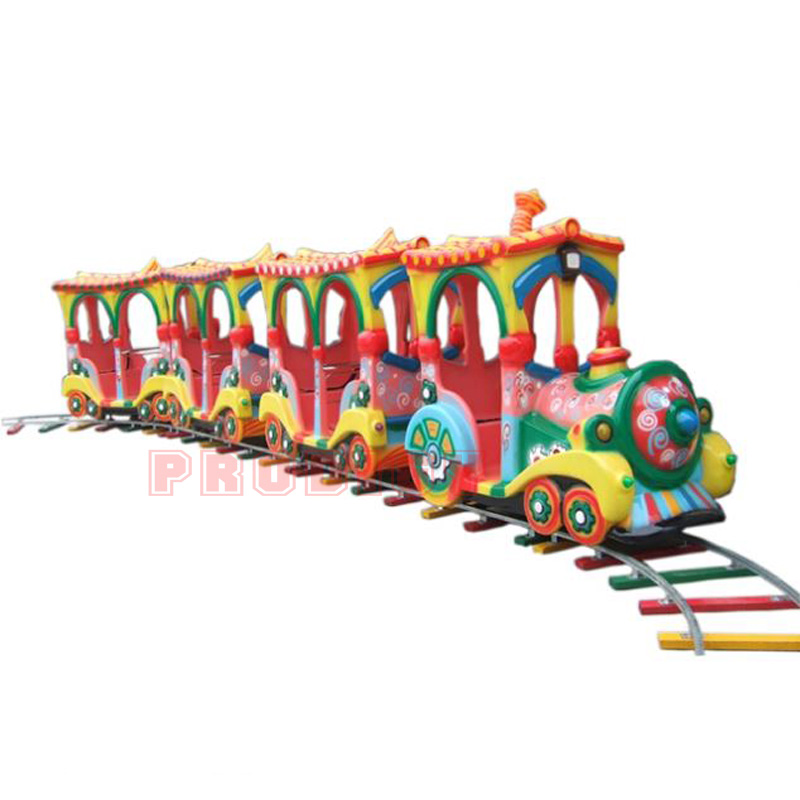 Cartoon Track Train