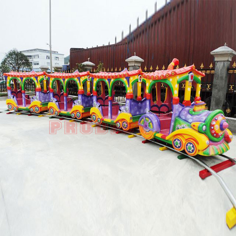 Cartoon Track Train