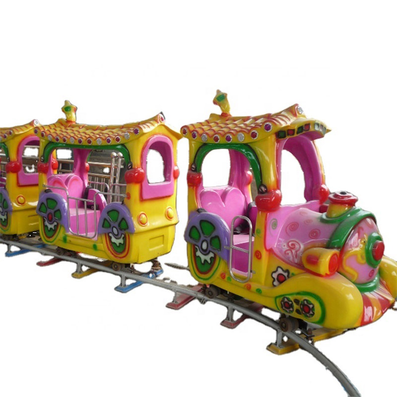 Cartoon Track Train