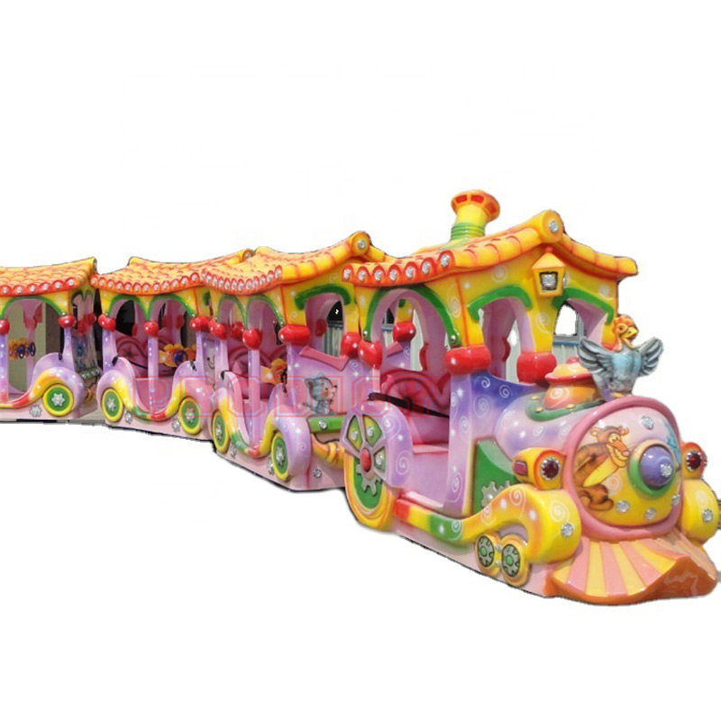 Cartoon Trackless Train