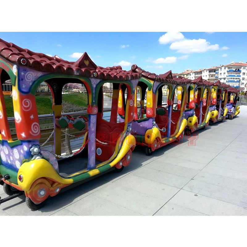 Cartoon Trackless Train