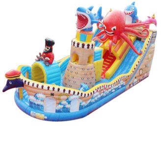 Inflatable Castle With Slide