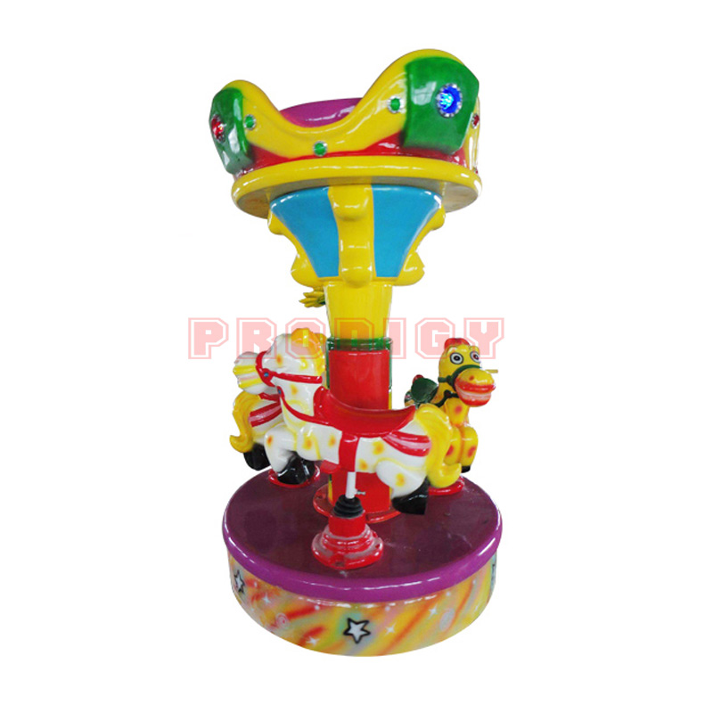 3 seats mini amusement kids carousel ride for sale