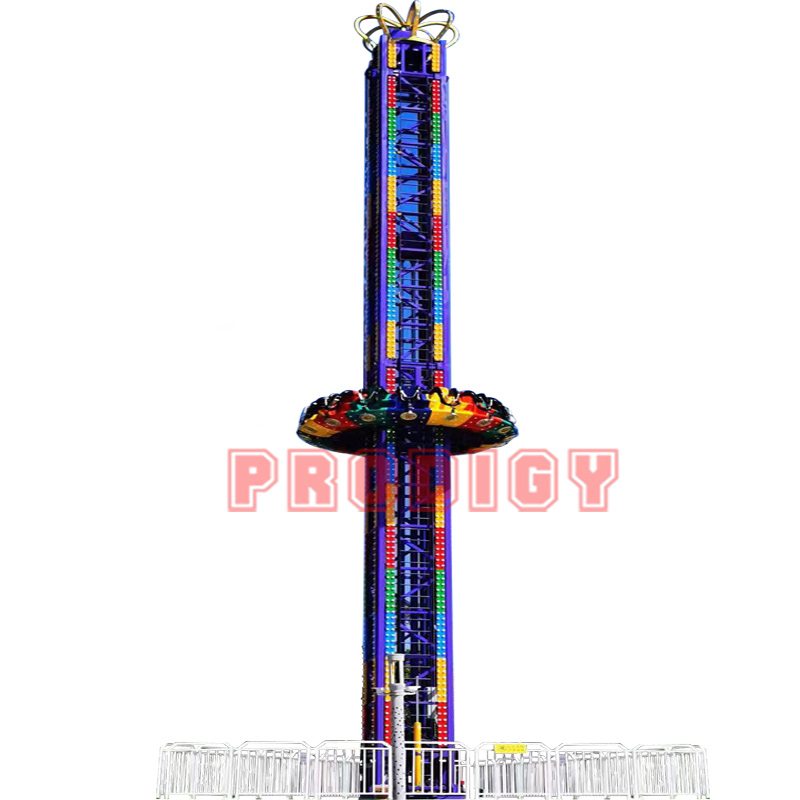 25m free fall rotating tower rides