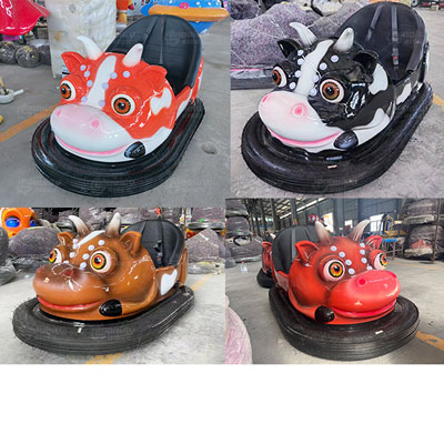 Cartoon Cow Bumper Car